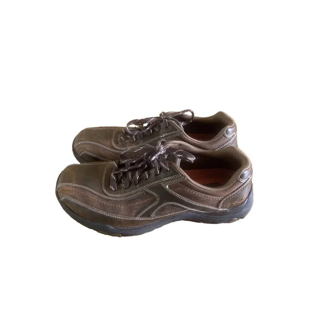 Mens Leather Sketchers Lace Up Casual Shoes Size 13